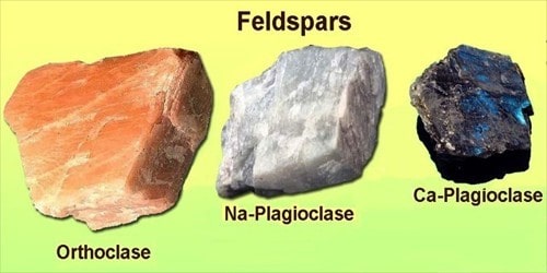 ساختار ظاهری فلدسپات
